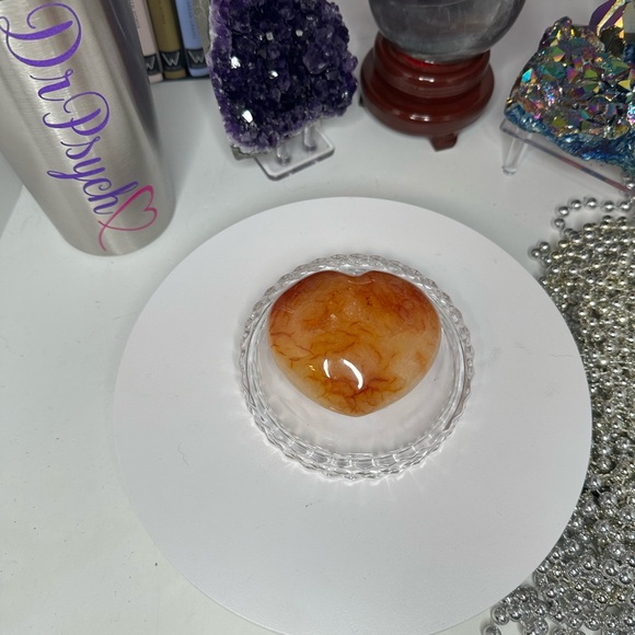 Carnelian Agate Heart Beauty 75MM - CNAGATEHRT-001 - Picture 4 of 8